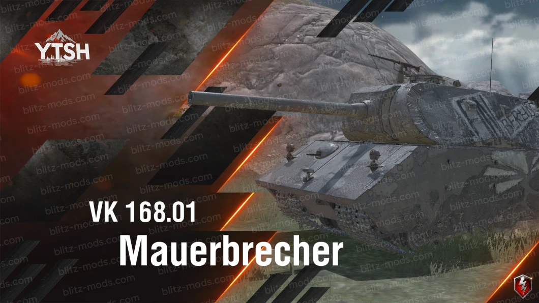 Remodeling VK 168.01 "Mauerbrecher”