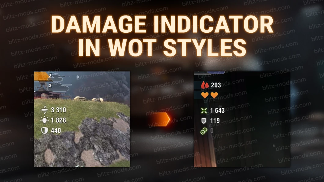 [WG] Damage Indicator w stylu WoT