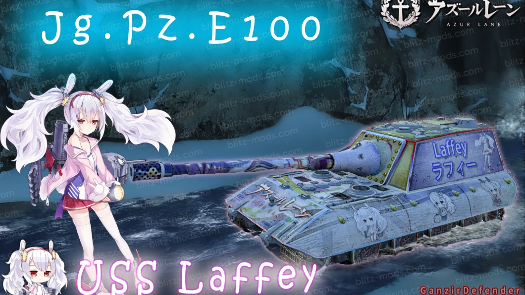 Skórka AzurLane-Laffy «Jg.Pz.E100»